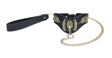 OUCH! - LONDON COLLECTION - COLLAR WITH LEASH
