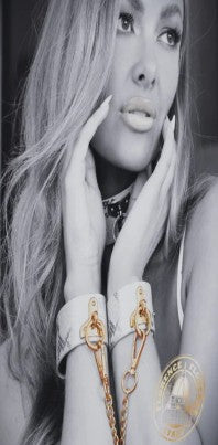 OUCH! - FLORENCE COLLECTION - HANDCUFFS - BLANC