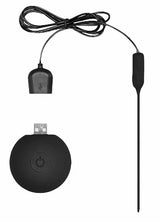 SONDE EN SILICONE RECHARGEABLE VIBRANTE AVEC UNE MANETTE - OUCH!