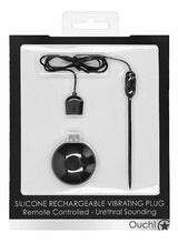 SONDE EN SILICONE RECHARGEABLE VIBRANTE AVEC UNE MANETTE - OUCH!
