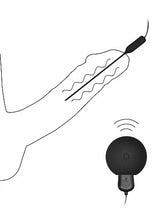 SONDE EN SILICONE RECHARGEABLE VIBRANTE AVEC UNE MANETTE - OUCH!
