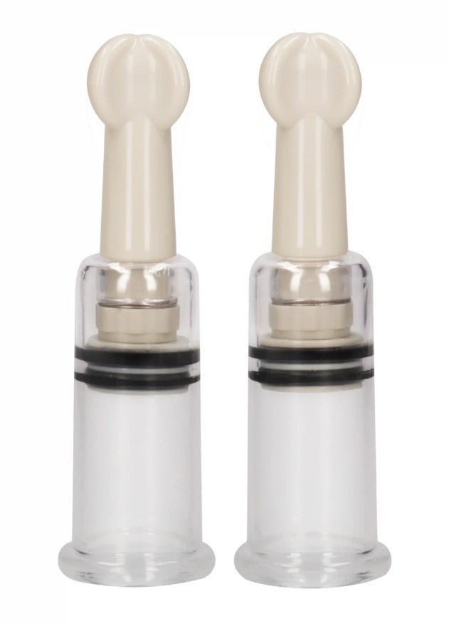 NIPPLE SUCTION SET SMALL - TRANSPARENT - PUMPED -SHOTS