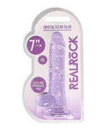 REALROCK - 7'' REALISTIC DILDO WITH BALLS - MAUVE