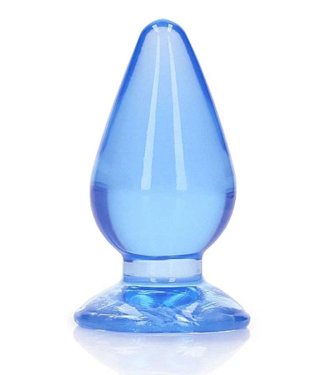 ANAL PLUG 3.5" BLUE REALROCK