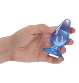 ANAL PLUG 3.5" BLUE REALROCK