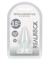 ANAL PLUG 3.5" TRANSPARENT REALROCK