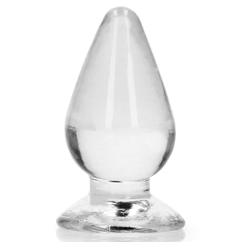 ANAL PLUG 3.5" TRANSPARENT REALROCK