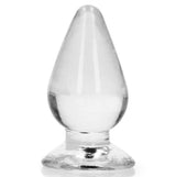 ANAL PLUG 3.5" TRANSPARENT REALROCK