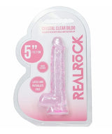 REALROCK REALISTIC DILDO WITH BALLS 5" PINK