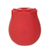 M' LADY - ROSE CLITORAL SUCTION STIMULATOR - RED