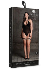 METIS XVCI - BODY WITH GARTERS AND CROSSED - PLUS SIZE - SHO