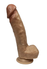 SILEXD PREMIUM MEMORY SILICONE DILDO DUAL DENSITY - 8" FLESH