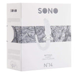 SONO NO 14 BUTT PLUG 4" - TRANSPARENT
