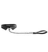OUCH! - EXCLUSIVE COLLAR WITH LEASH - NOIR