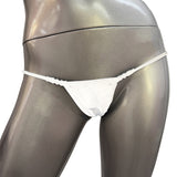 LA PVC - STRING BLANC