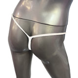 LA PVC - STRING BLANC