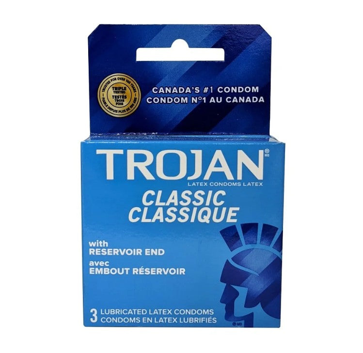 CONDOM TROJAN CLASSIQUE PQT DE 3
