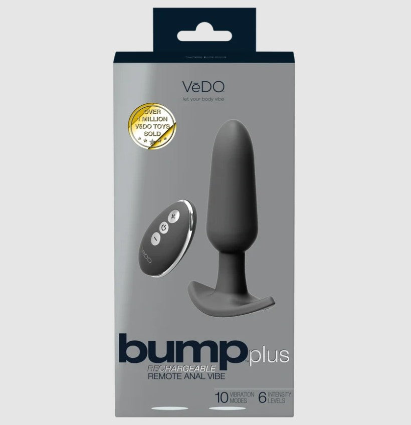 BUMP PLUS - RECHARGEABLE REMOTE CONTROL ANAL VIBE - VEDO