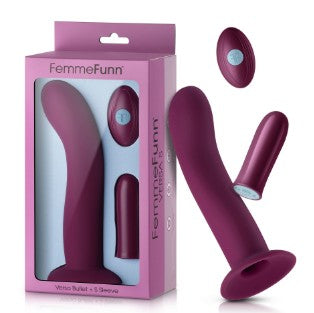 VERSA BULLET+ S SLEEVE - ROUGE VIN - FEMMEFUNN