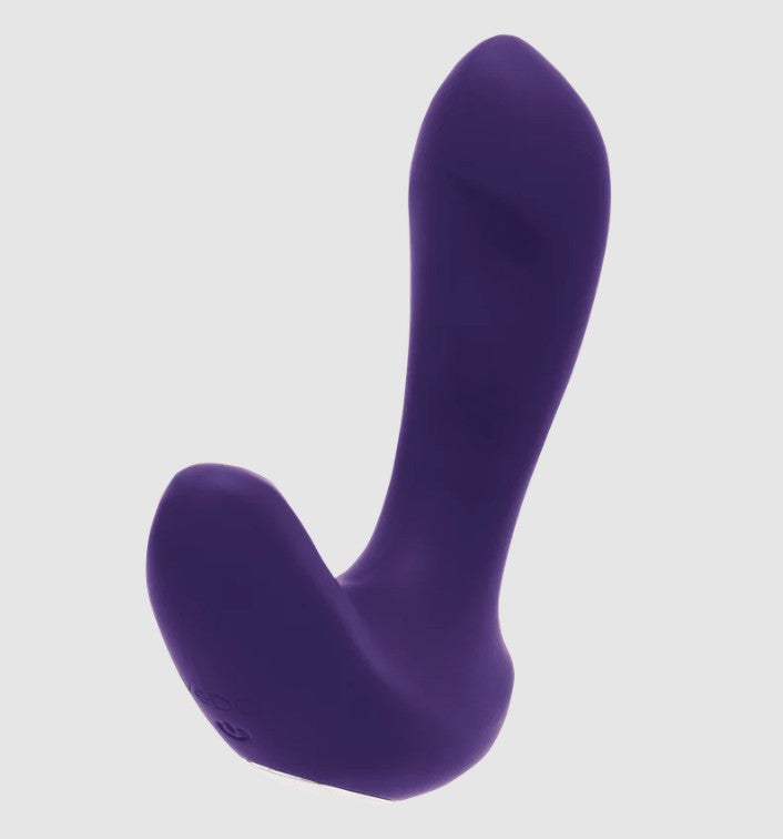 INME RECHARGABLE DUAL VIBE WITH REMOTE - PURPLE - VÉDO