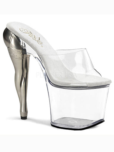7 1/2 POUCES MULE TALON (AVEC JAMBES SCULPTÉS)