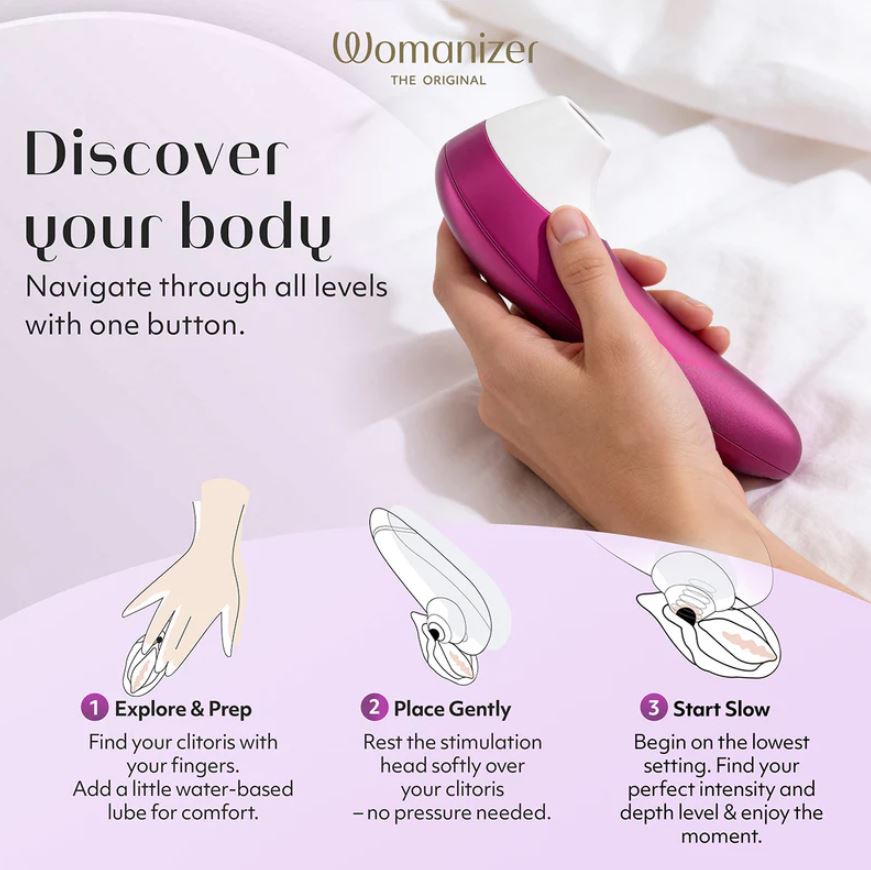 WOMANIZER PRO ROSE VIBRANT