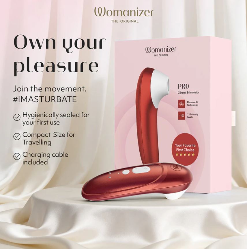 WOMANIZER PRO ROUGE BORDEAUX