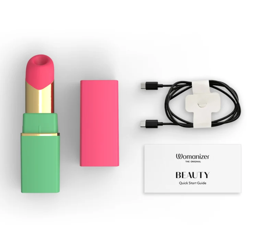 BEAUTY - CLITORAL STIMULATOR - GEEN/PINK