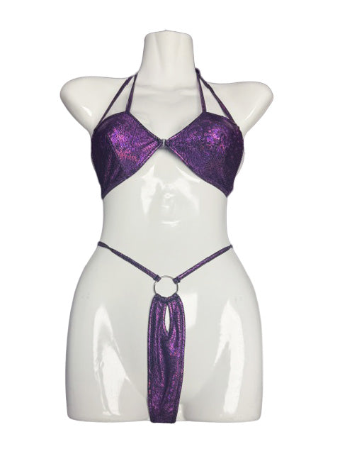 ENSEMBLE 2 MORCEAUX MAUVE - BODYSHOTZ