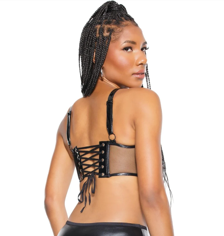 CORSET - MESH - DARQUE