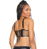 CORSET - MESH - DARQUE