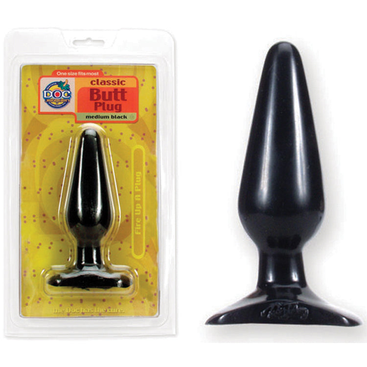 CLASSIC BUTT PLUG 5.5" BLACK