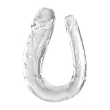 KING COCK - CLEAR LARGE DOUBLE TROUBLE