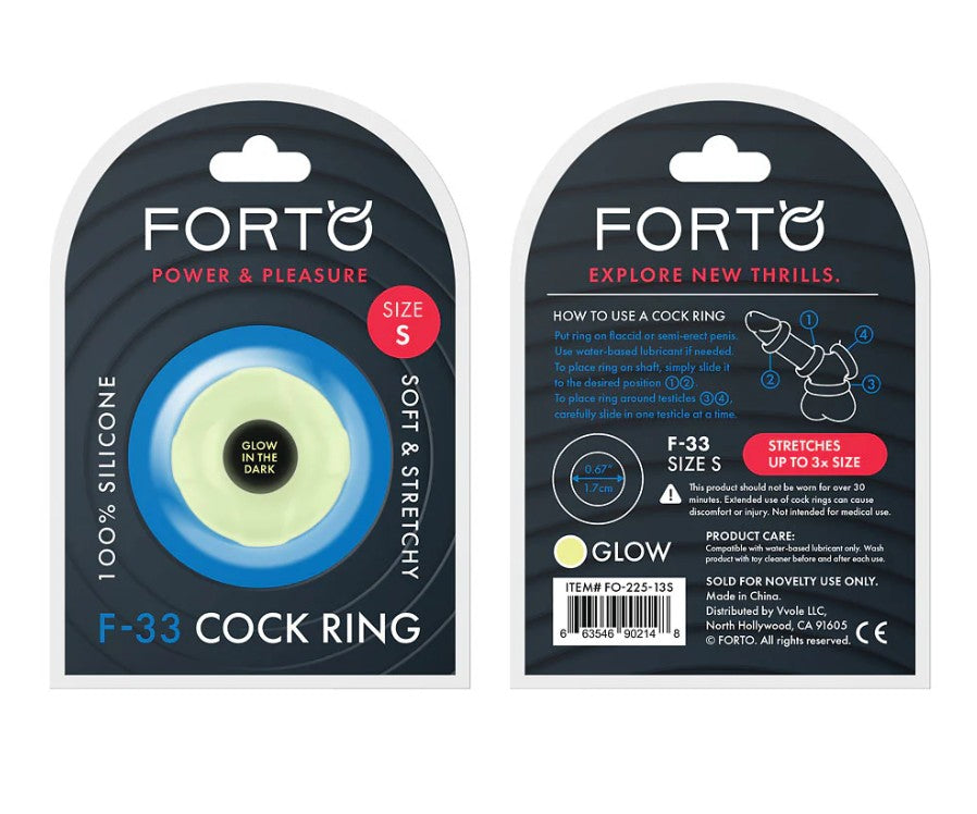 F-33 : 17MM 100% LIQUID SILICONE C-RING SMALL
