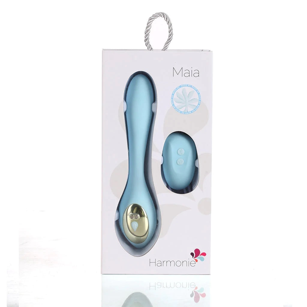 HARMONIE - VIBRATEUR POUR COUPLE - BLEU - MAIA