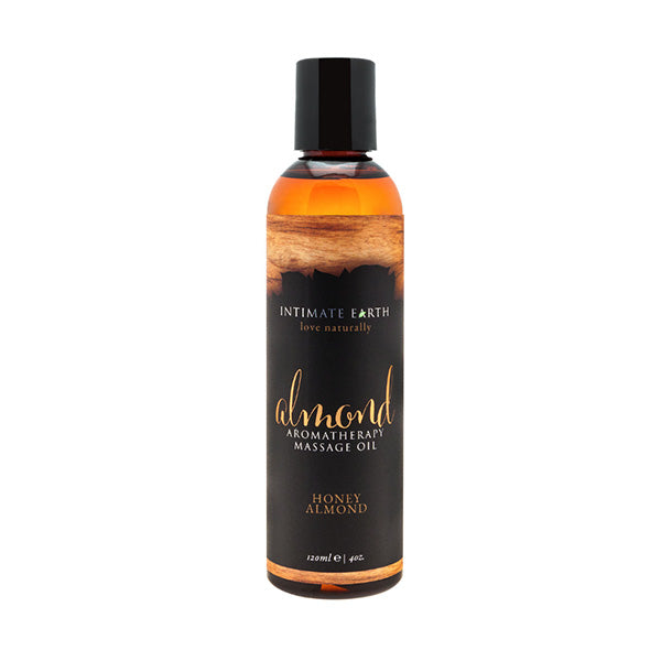INTIMATE EARTH - HUILE À MASSAGE ALMOND - 4OZ