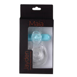 JAYDEN - ANNEAU D'ERECTION VIBRANT - TRANSPARENT - MAIA