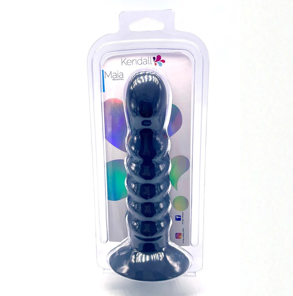 KENDALL - DONG SILICONE 7.8'' - NOIR - MAIA