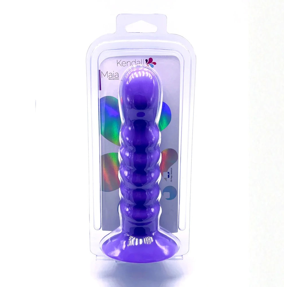 KENDALL - DONG SILICONE 7.8'' - MAUVE - MAIA