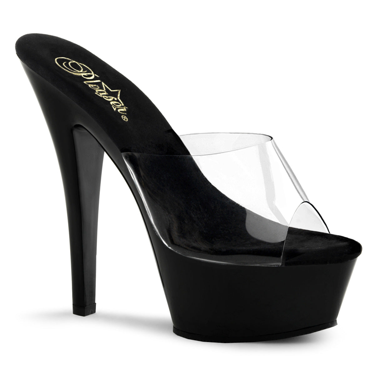 DELIGHT- CLEAR/BLACK- 6''