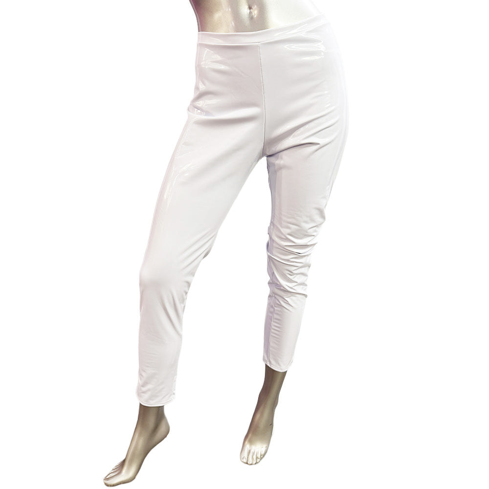 LA PVC- DOMINATRICE BAS PANTALON BLANC