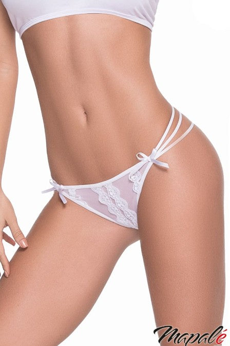 STRAPS PANTY- BLANC-CULOTTE MULTISANGLES