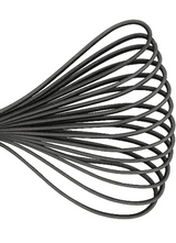 WOODEN HANDLE BELT WHIP FLOGGER LEATHER- BLACK