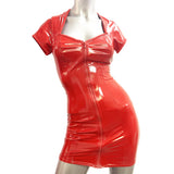 LA PVC- PAPILLON ROBE ROUGE