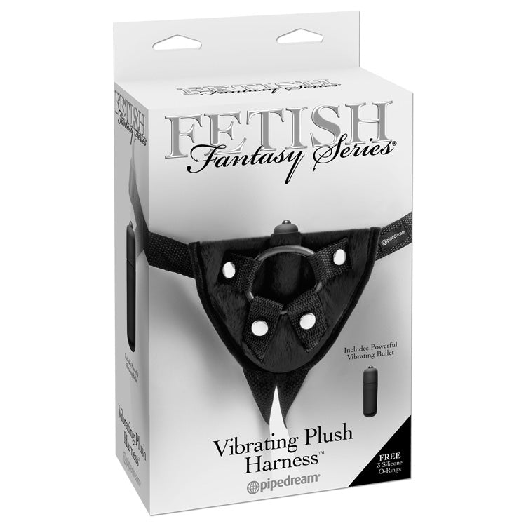 FETISH FANTASY VIBRATING PLUSH HARNESS