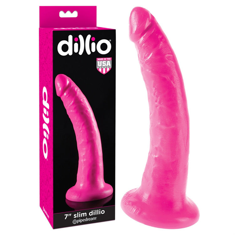 DILLIO - DILDO 7" ROSE