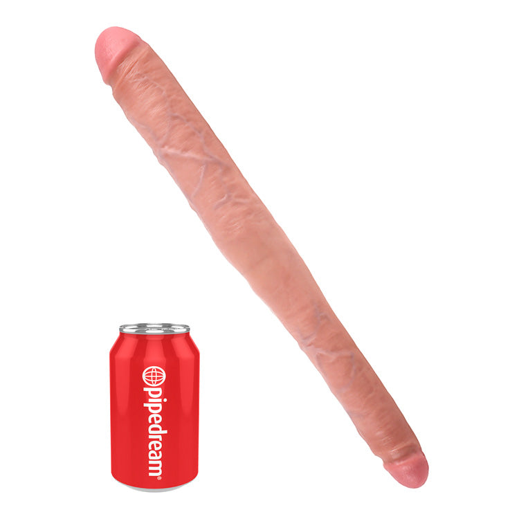 KING COCK  16" TAPERED DOUBLE DILDO