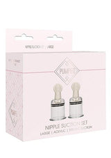 PUMPED - NIPPLE SUCTION SET LARGE - TRANSPARENT