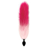 FOXY TAIL - SILICONE BUTT PLUG - ROSE