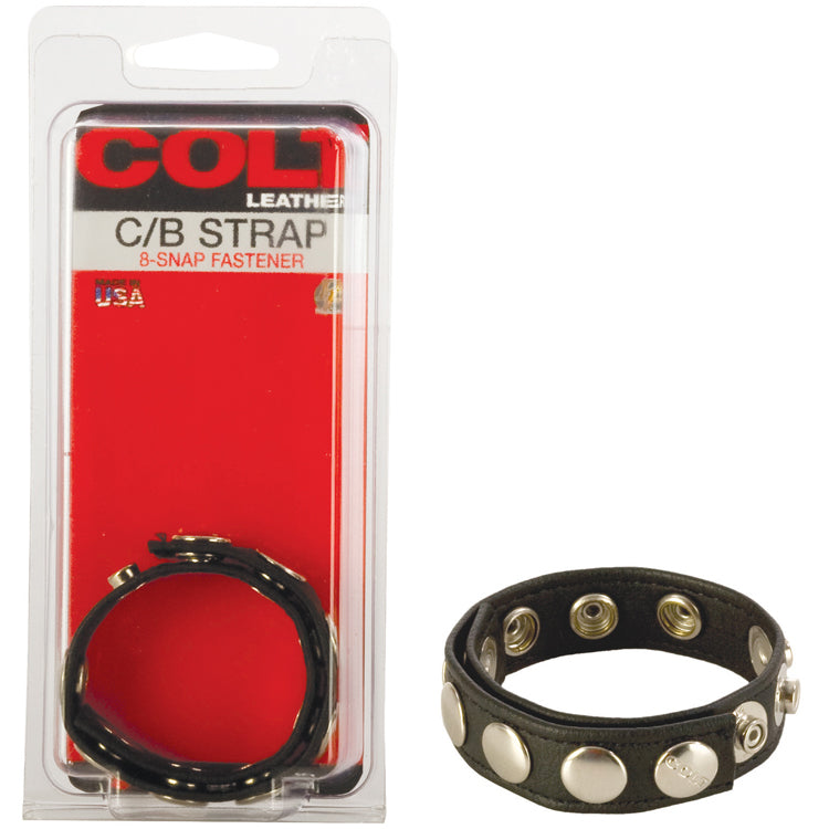 COLT - SNAP FASTENER LEATHER STRAP